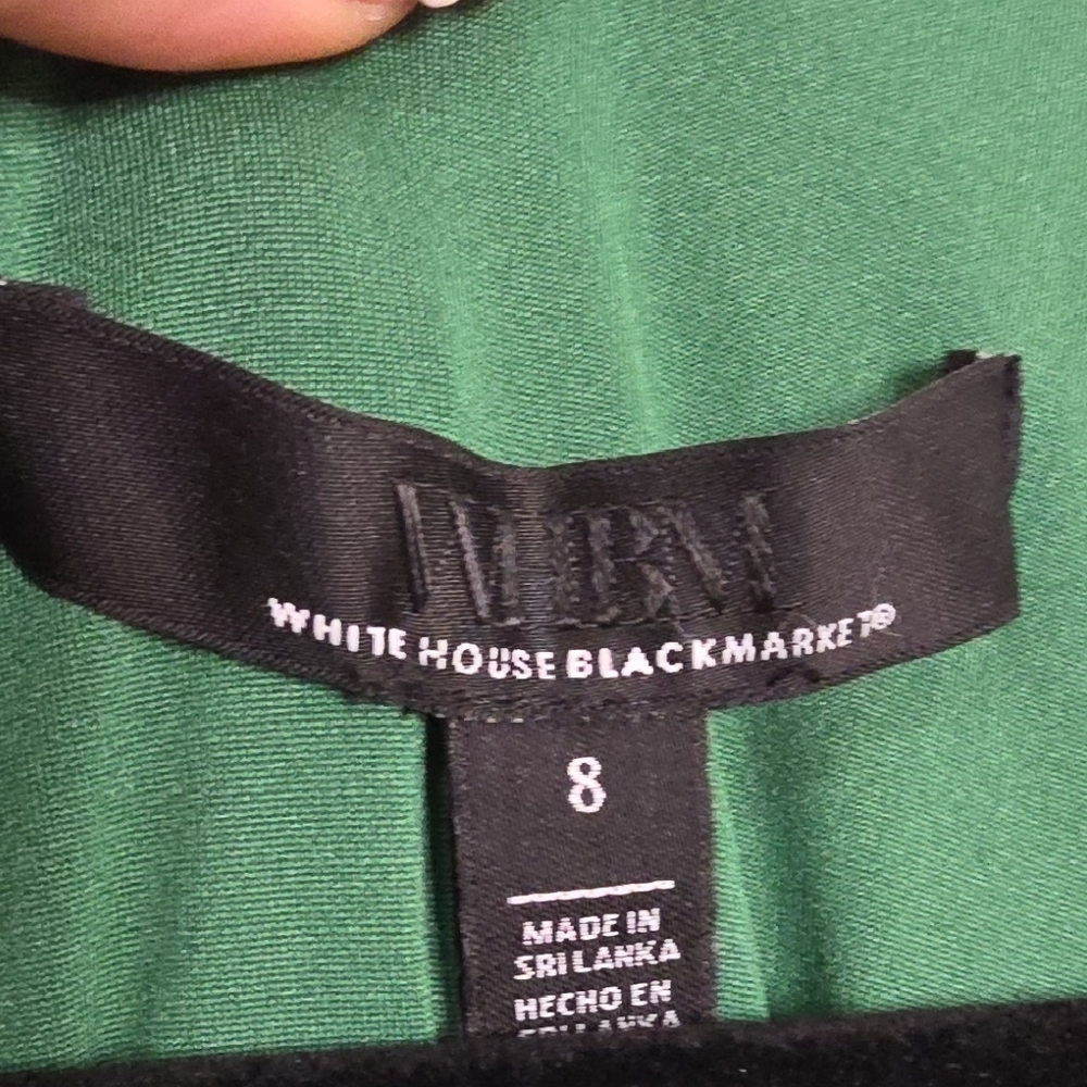 White House Black Market Teal Knot-Front Maxi Dress - Picture 5 of 5